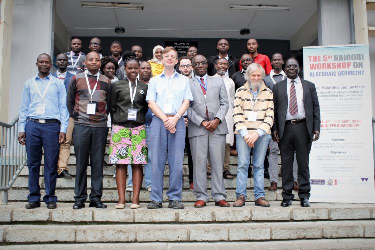 Group photo of the 5th Nairobi workshop on algebraic Geometry