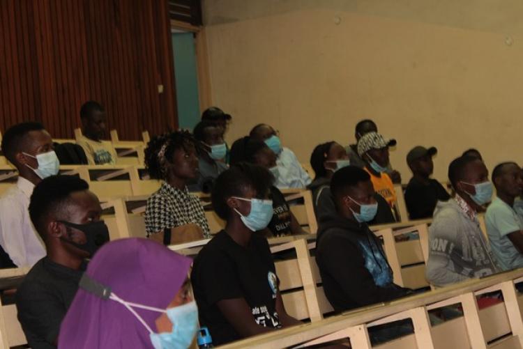 Students during the session 